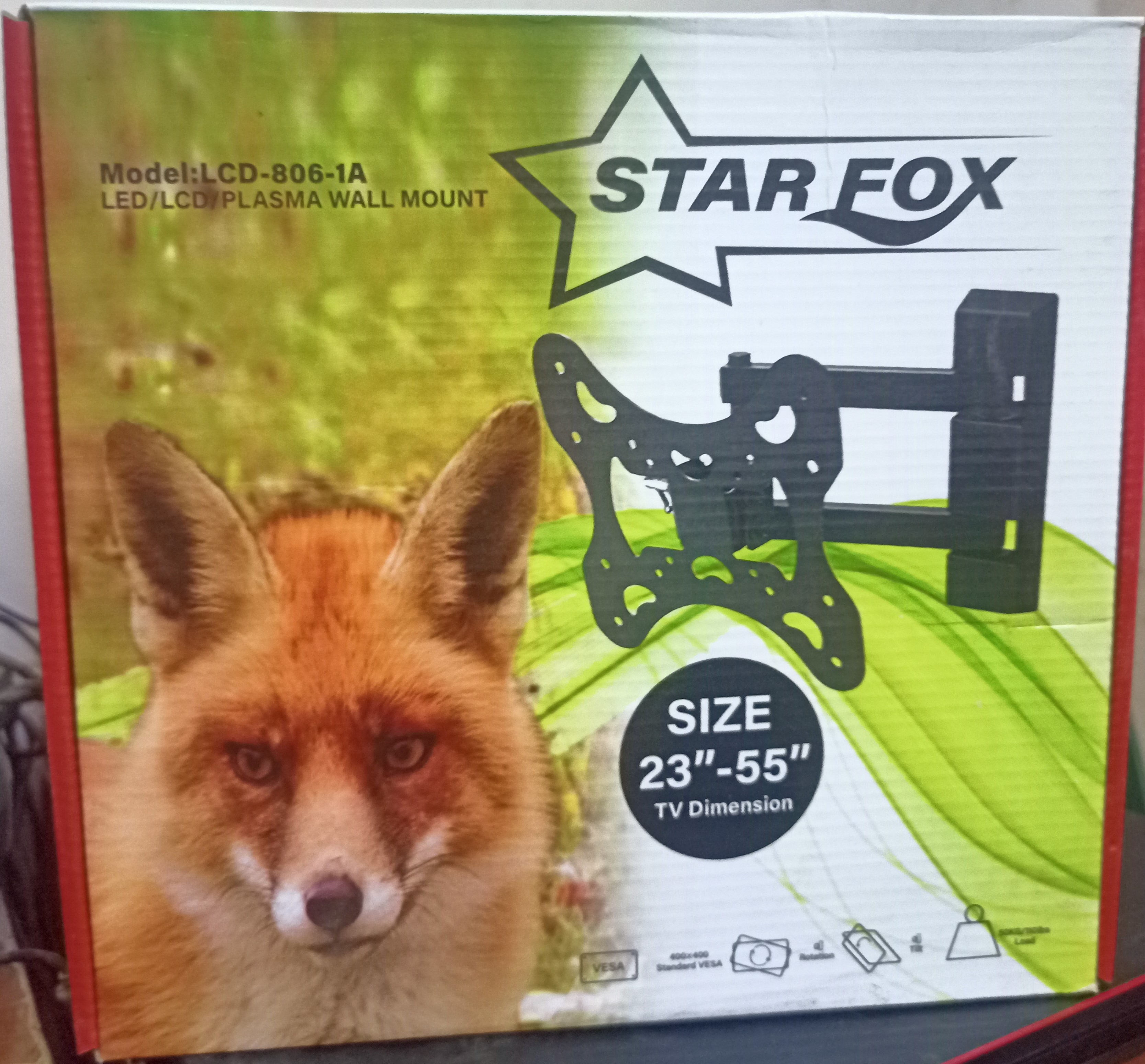 Wall Mount Adjustable Star Fox LCD-806-1A (23-55)
